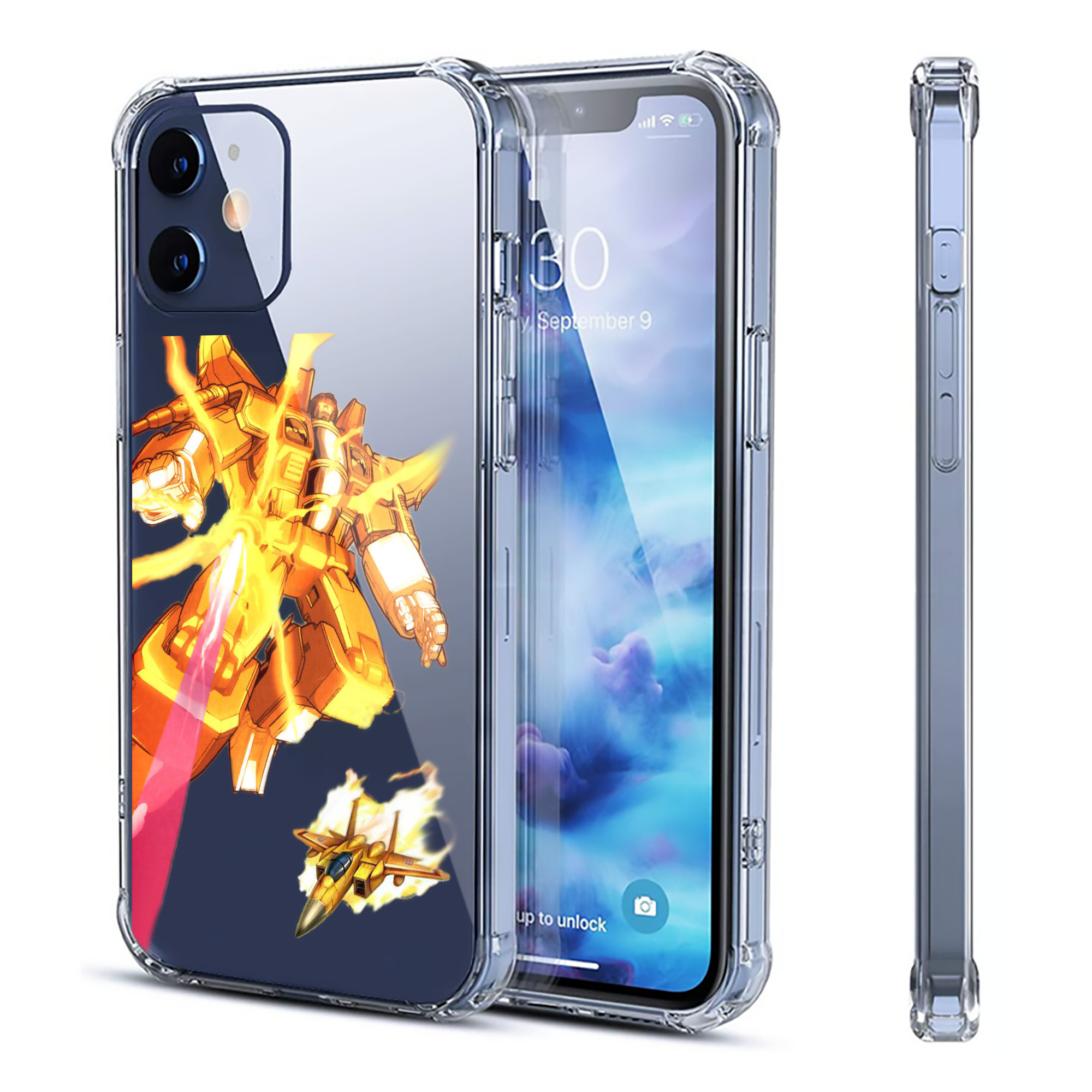 （画像用）  【iPhone 12シリーズ対応】透明スマホケース（クリアソフトケース）